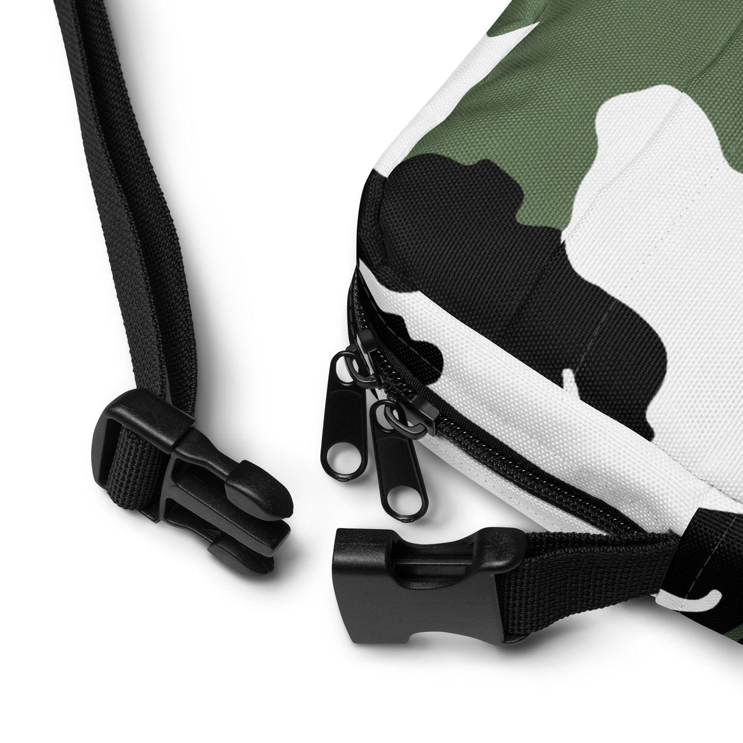 Three-Color Snow Camo Crossbody Bag