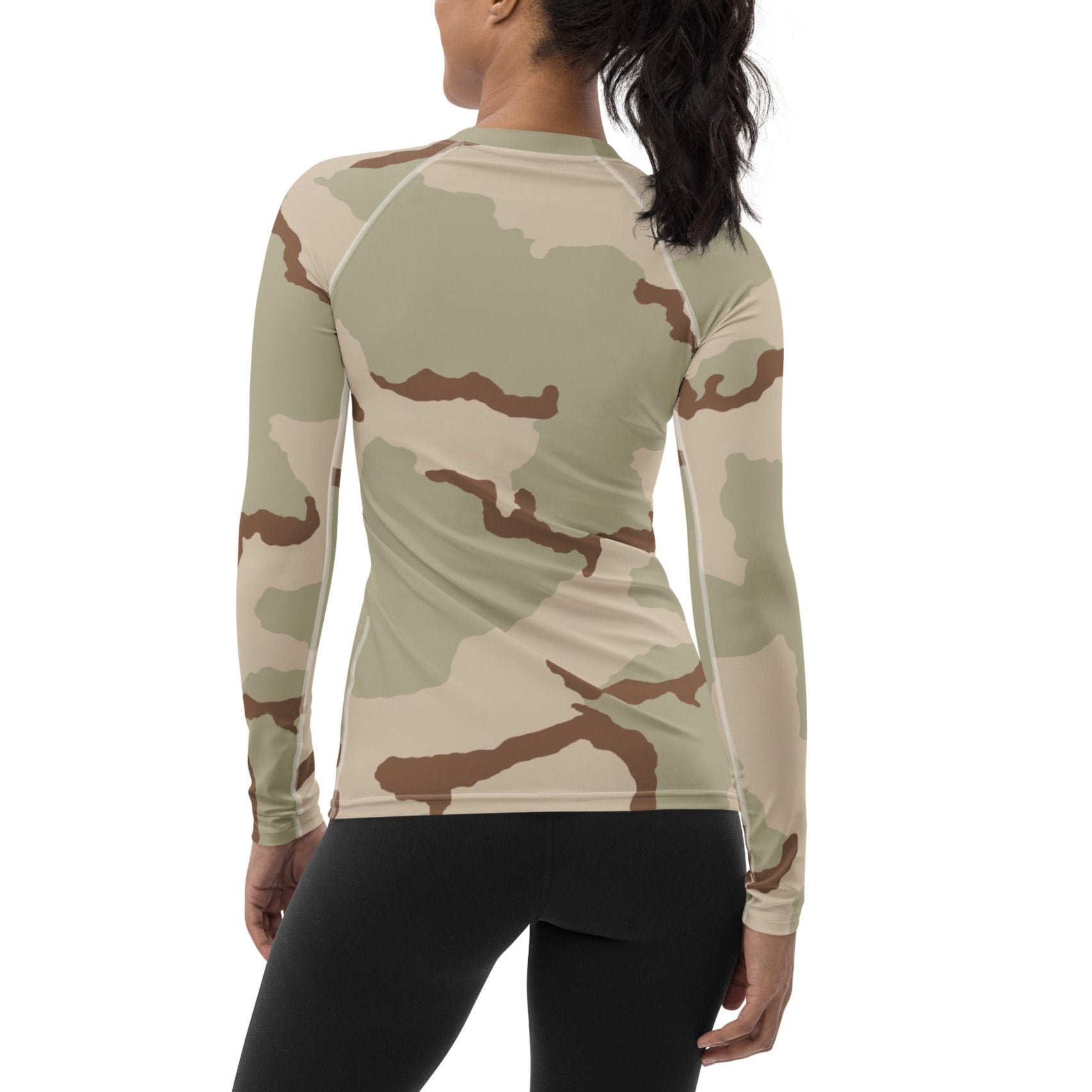 Three-Color Desert Camo Women's Long-sleeve Base Layer