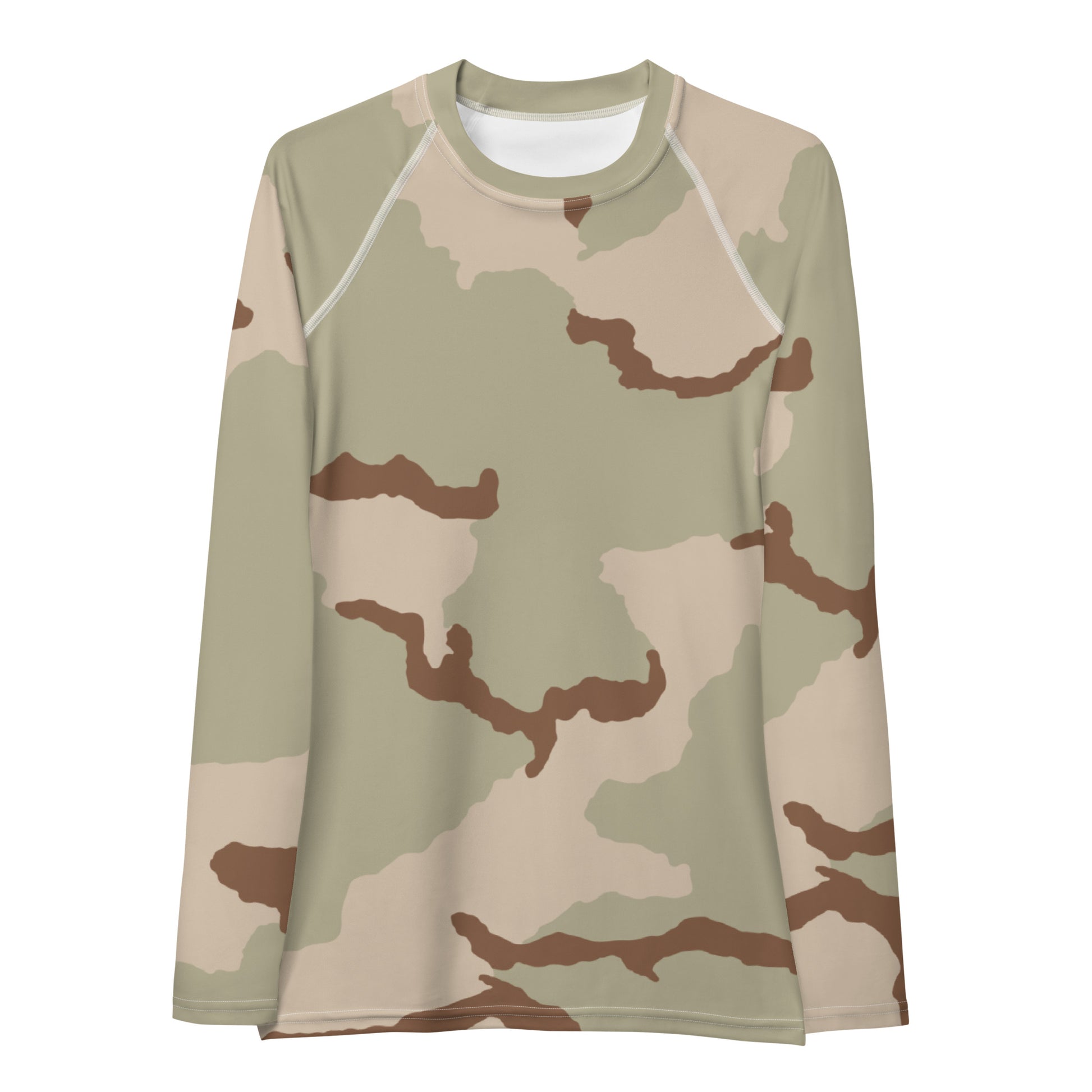 Three-Color Desert Camo Women's Long-sleeve Base Layer