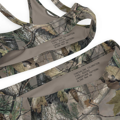 Blind Max HD Camo High-Waisted Bikini Set