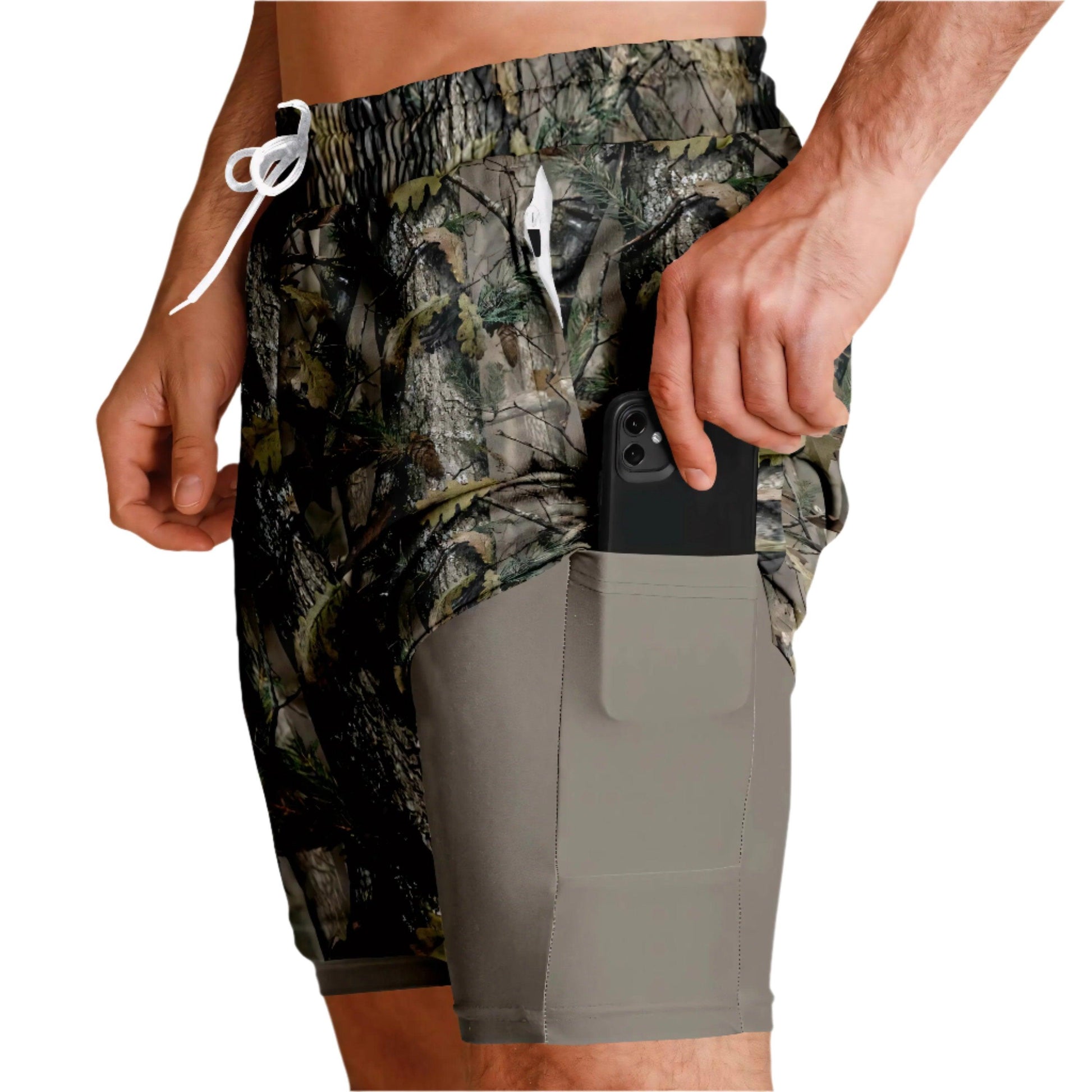 Blind Max HD Camo Lined Shorts 7" _ Concealing Coloration
