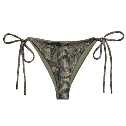 Blind Max HD Camo String Bikini Bottom, front view.