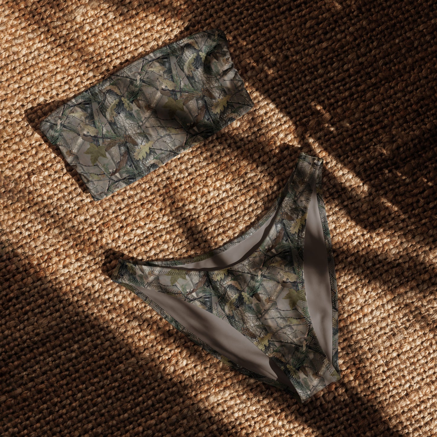 Blind Max HD Camo Bandeau Bikini Set