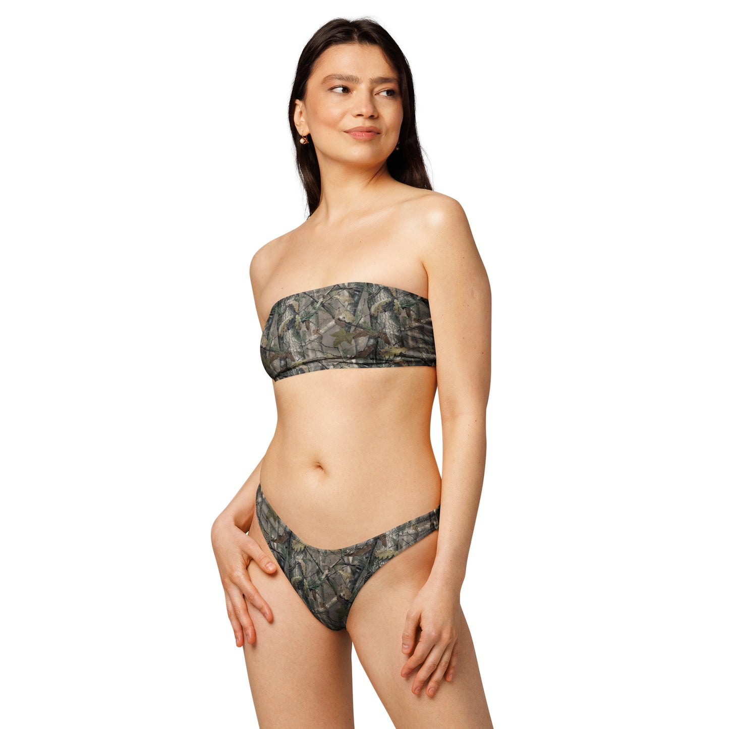 Blind Max HD Camo Bandeau Bikini Set