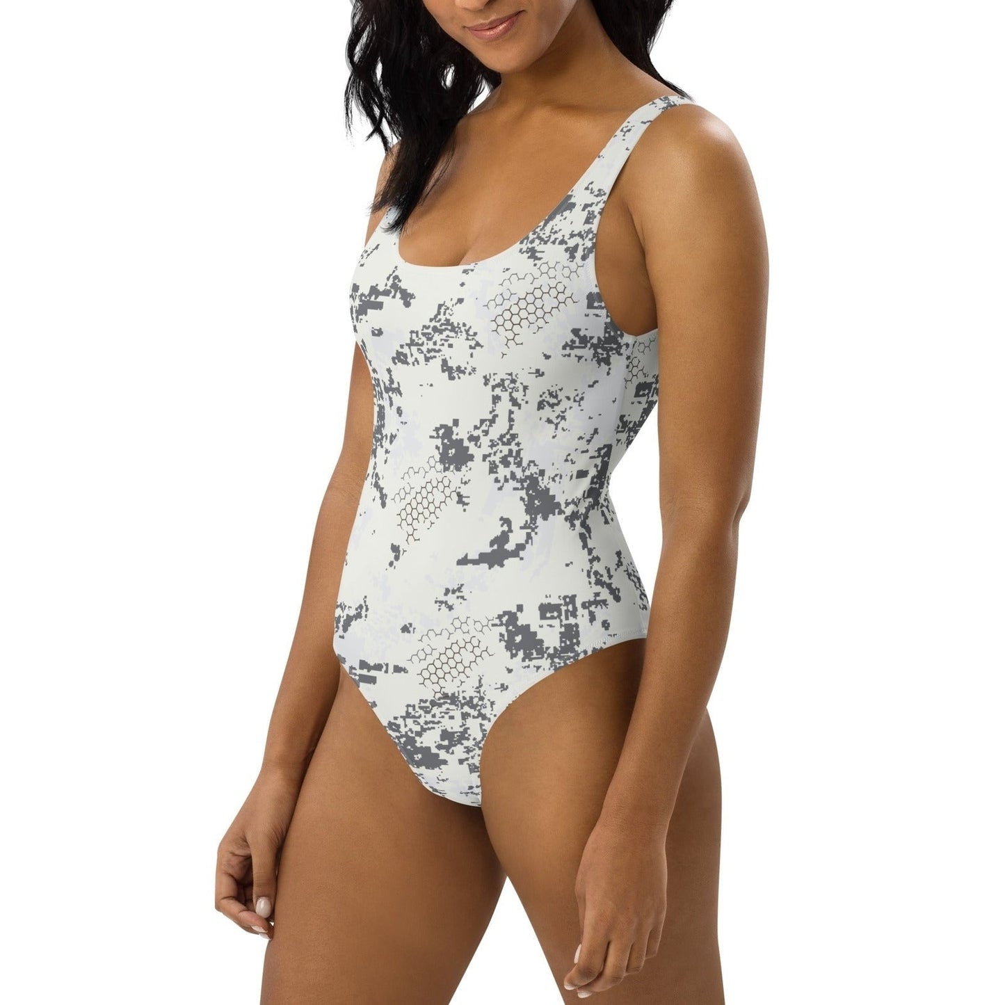 BlindTech Snow Camo One-Piece Swimsuit