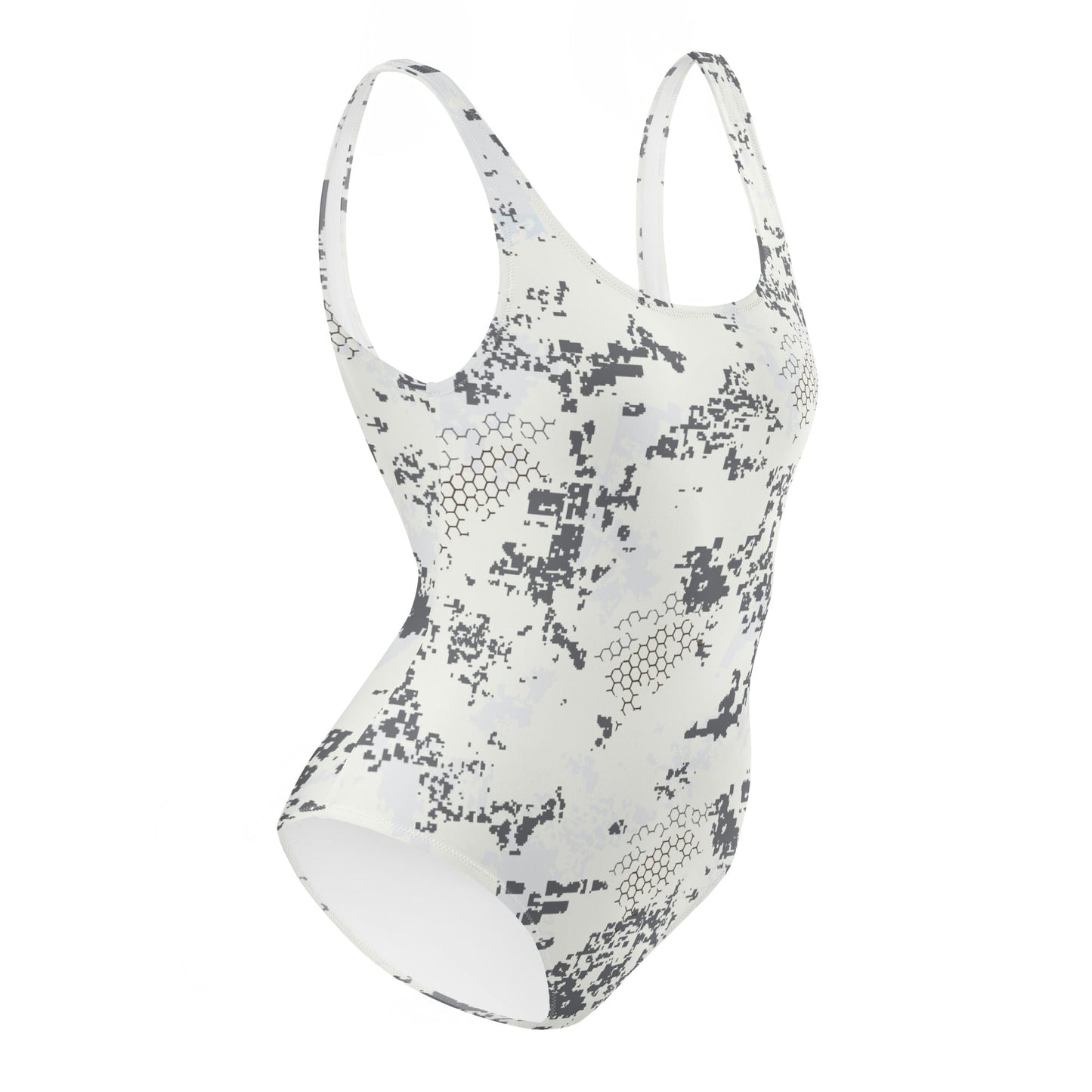 BlindTech Snow Camo One-Piece Swimsuit