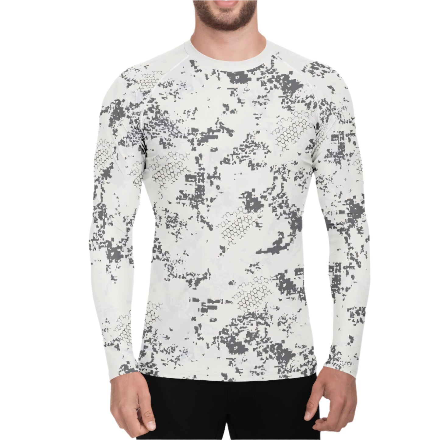 BlindTech Snow Camo Men's Long-Sleeve Base Layer