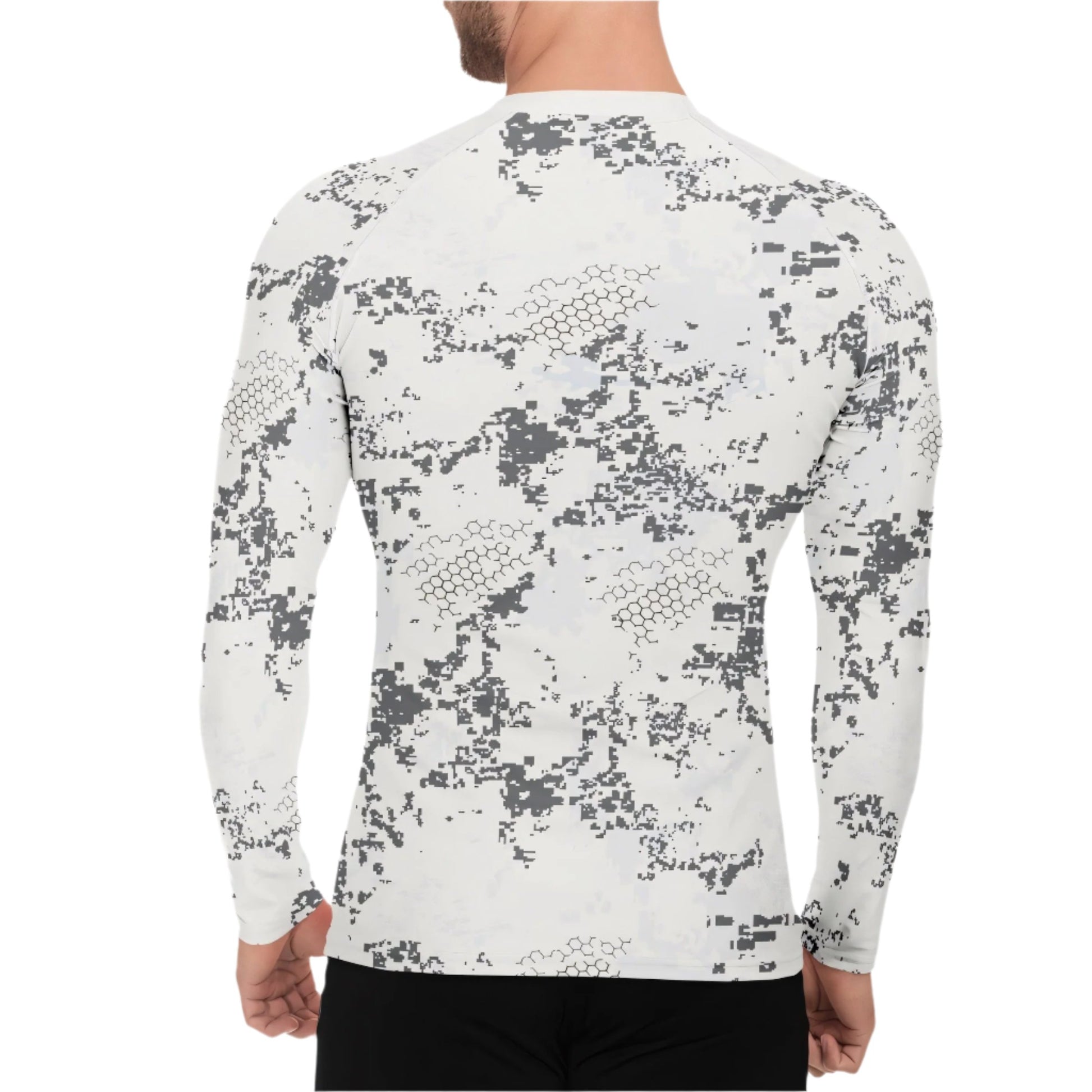 BlindTech Snow Camo Men's Long-Sleeve Base Layer