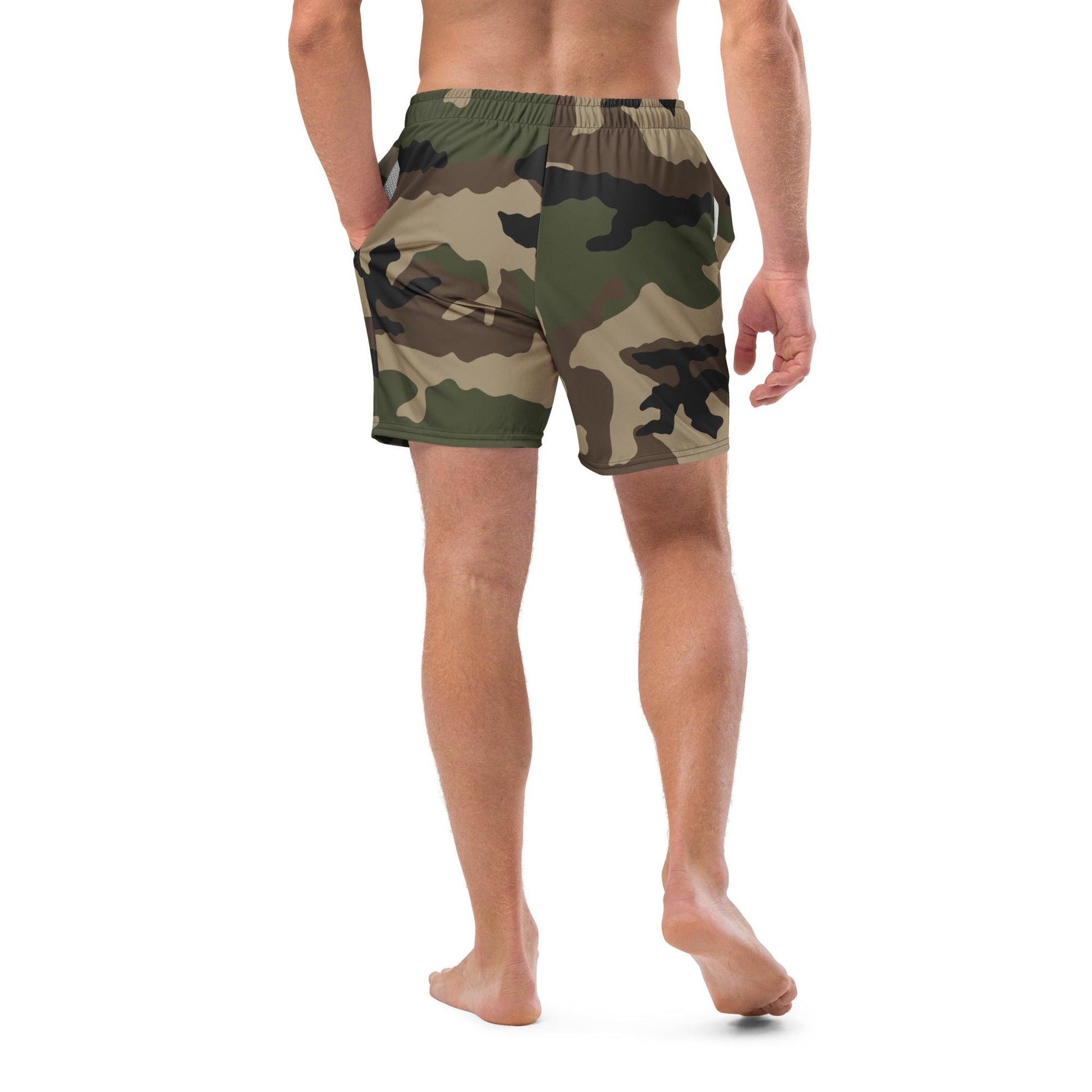 Centre-Europe Camo Swim Trunks _ Concealing Coloration