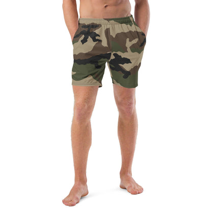 Centre-Europe Camo Swim Trunks _ Concealing Coloration