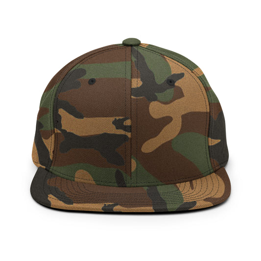 M81 Woodland Camouflage Snapback Hat 6098M