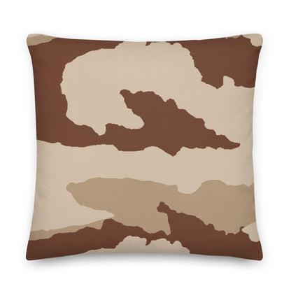 Daguet Desert Camo 22" Throw Pillow _ Concealing Coloration