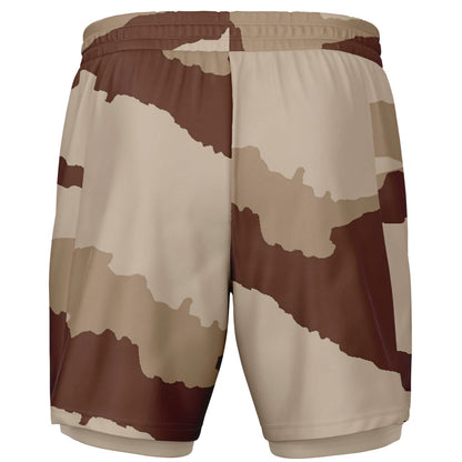 Daguet Desert Camo Lined Shorts 7" _ Concealing Coloration