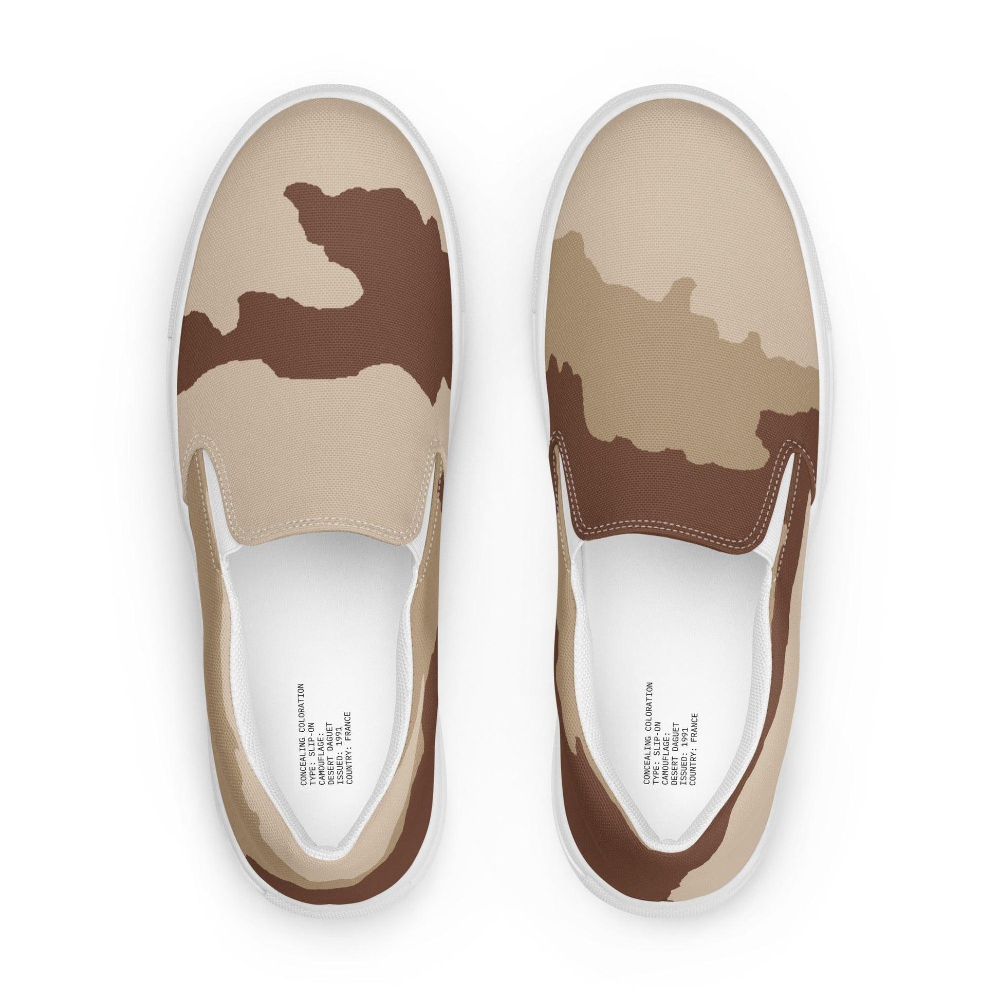 Daguet Desert Camo Men’s Slip-On Sneaker _ Concealing Coloration