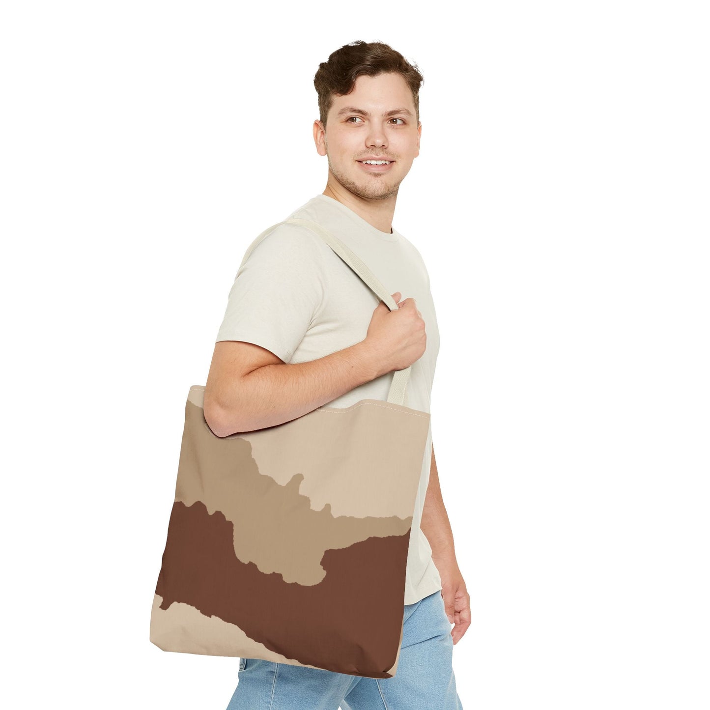 Daguet Desert Camo Vertical Tote Bag