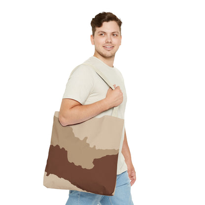 Daguet Desert Camo Vertical Tote Bag