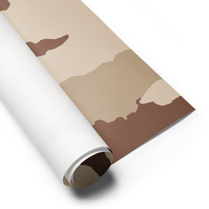 Daguet Desert Camo Wrapping Paper