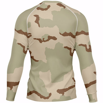 Three-Color Desert Camo Men's Long-sleeve Base Layer