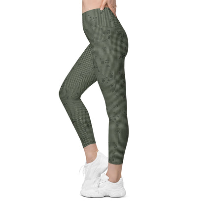 Desert Night Camo Women’s Technical Leggings with Concealed Pockets