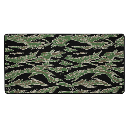 Tiger Stripe Lls Camo Desk Mat Rectangular Desk Mat Black Green