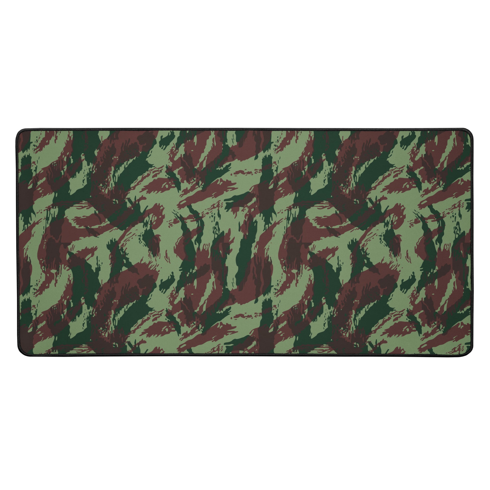 Portuguese Lizard Camouflage Desk Mat Rectangular Camouflage Patterned Mouse Pad