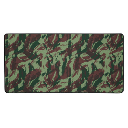 Portuguese Lizard Camouflage Desk Mat Rectangular Camouflage Patterned Mouse Pad