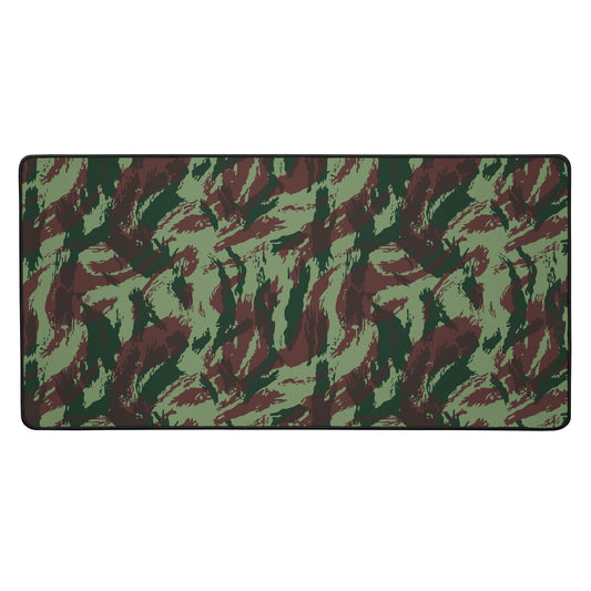 Portuguese Lizard Camouflage Desk Mat Rectangular Camouflage Patterned Mouse Pad