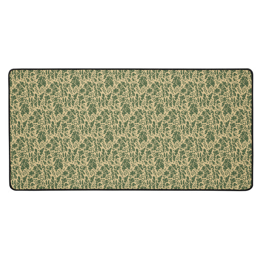 Pietruszka Camo Desk Mat Rectangular Mouse Pad Green Beige