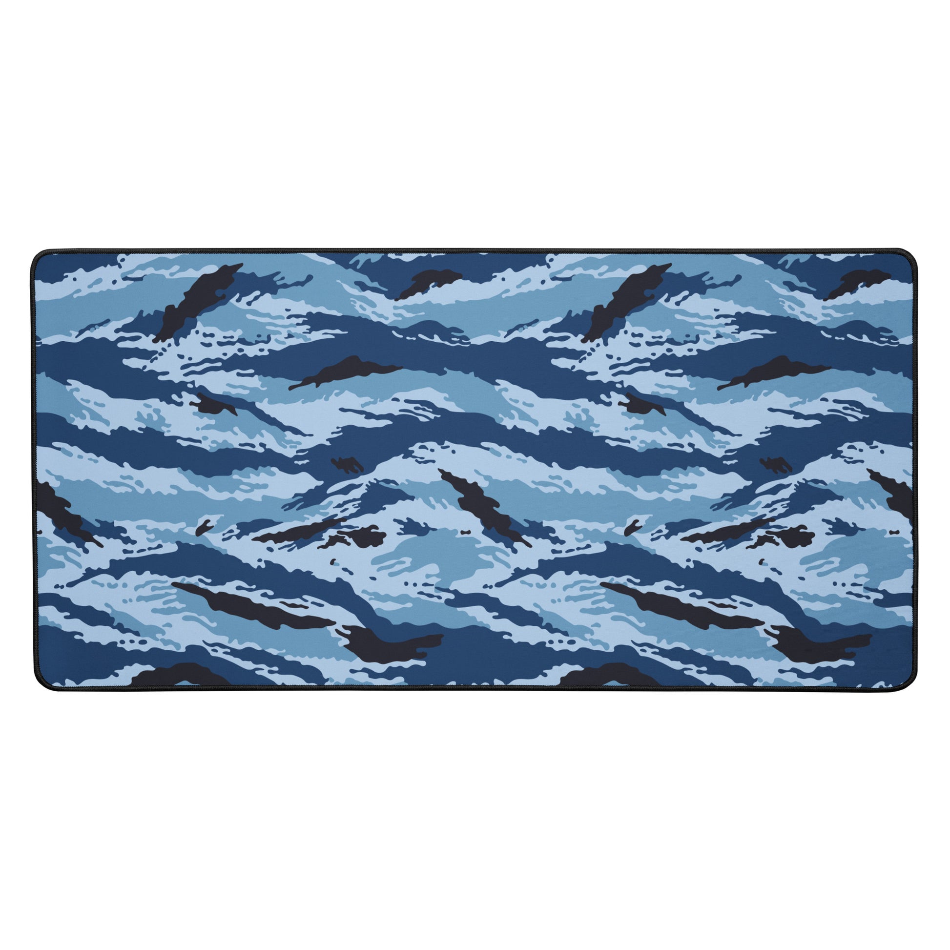 Kamysh Blue Camo Computer Desk Mat