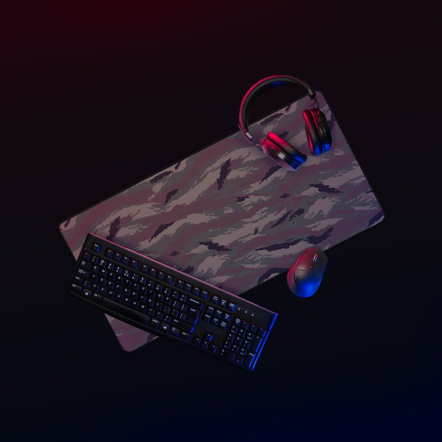 Kamysh Woodland Camo Computer Desk Mat