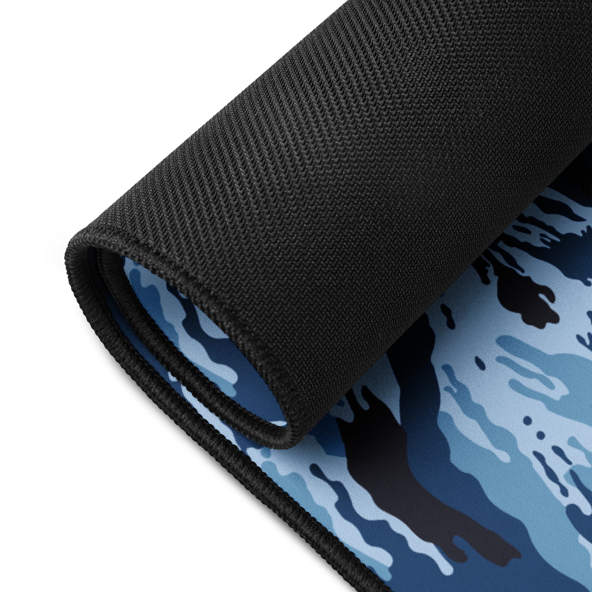 Kamysh Blue Camo Computer Desk Mat