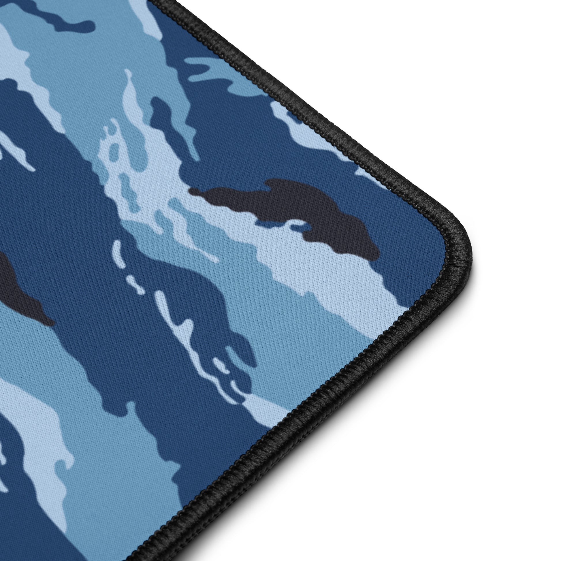Kamysh Blue Camo Computer Desk Mat