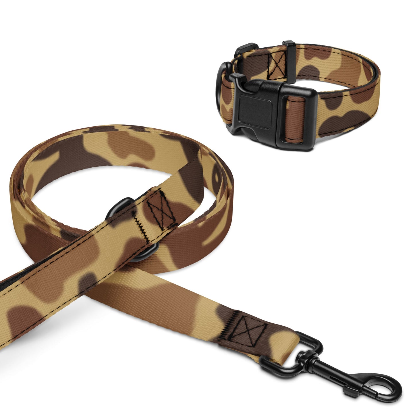 Duck Hunter Camo Dog Collar & Leash Set