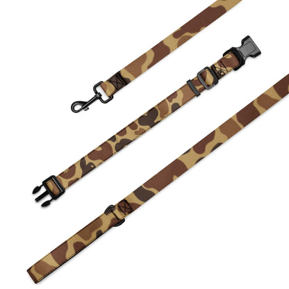 Duck Hunter Camo Dog Collar & Leash Set