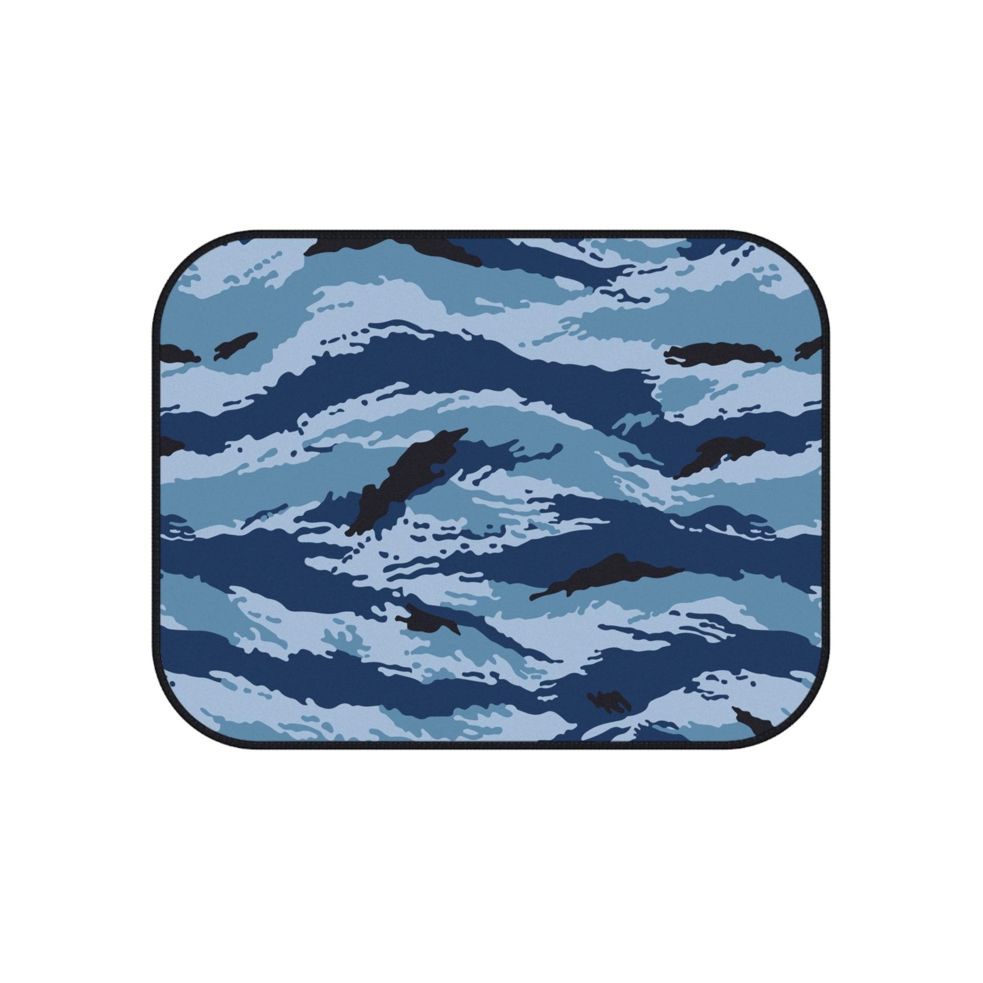 Kamysh Blue Camo All-Weather Car Mats (Set of 4) _ Concealing Coloration