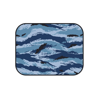 Kamysh Blue Camo All-Weather Car Mats (Set of 4) _ Concealing Coloration