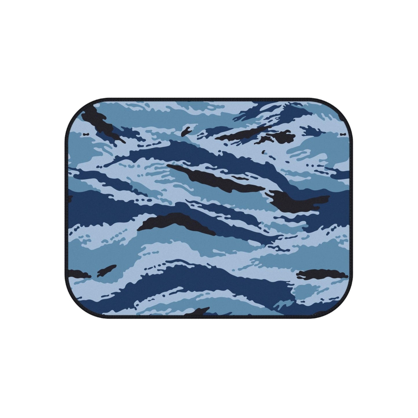 Kamysh Blue Camo Back Seat Car Mats (Set of 2) _ Concealing Coloration.