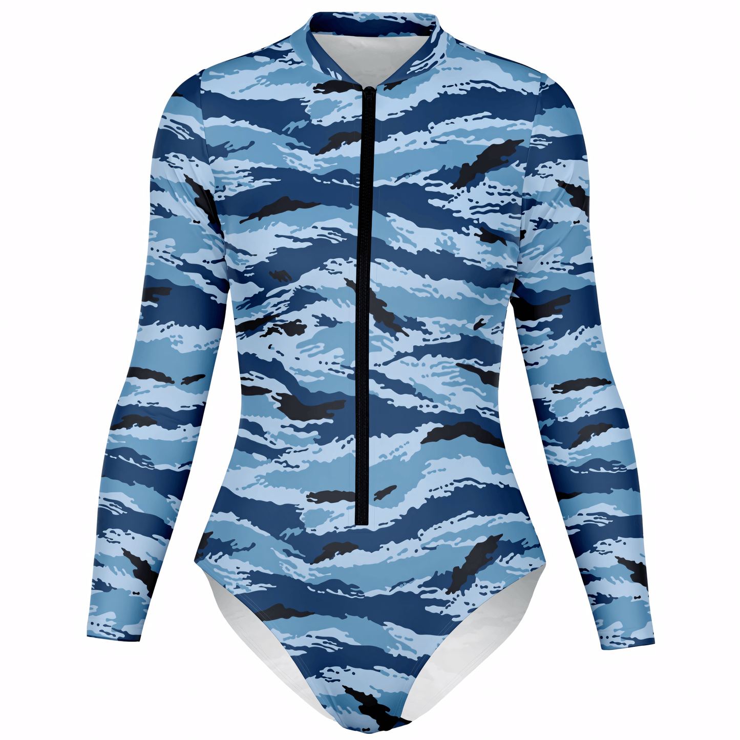 Kamysh Blue Camo Bodysuit _ Concealing Coloration.