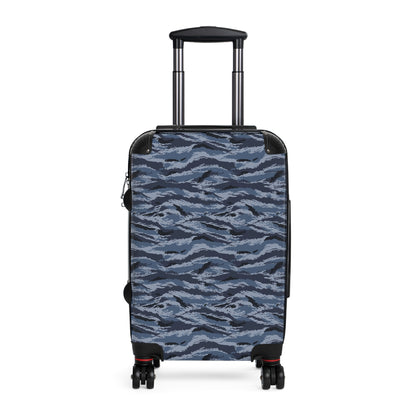 Kamysh Blue Camo Carry-On Roller Suitcase