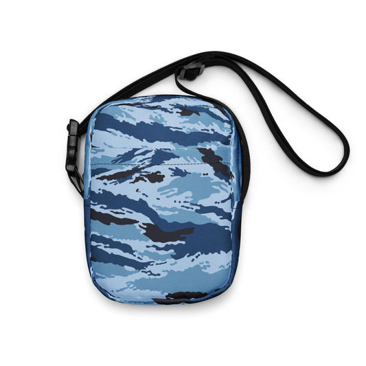 Kamysh Blue Camo Crossbody Bag _ Concealing Coloration