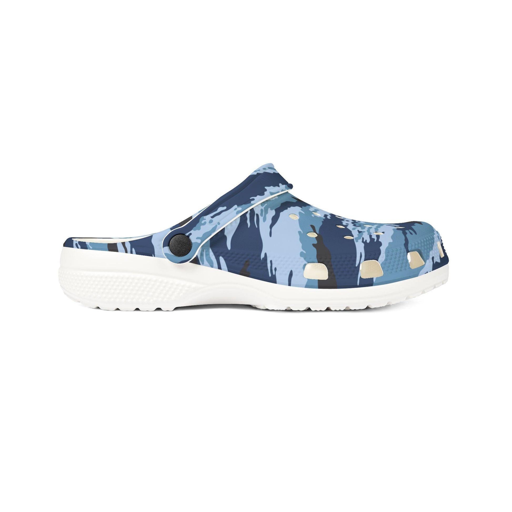 Kamysh Blue Camo EVA Clog _ Concealing Coloration.