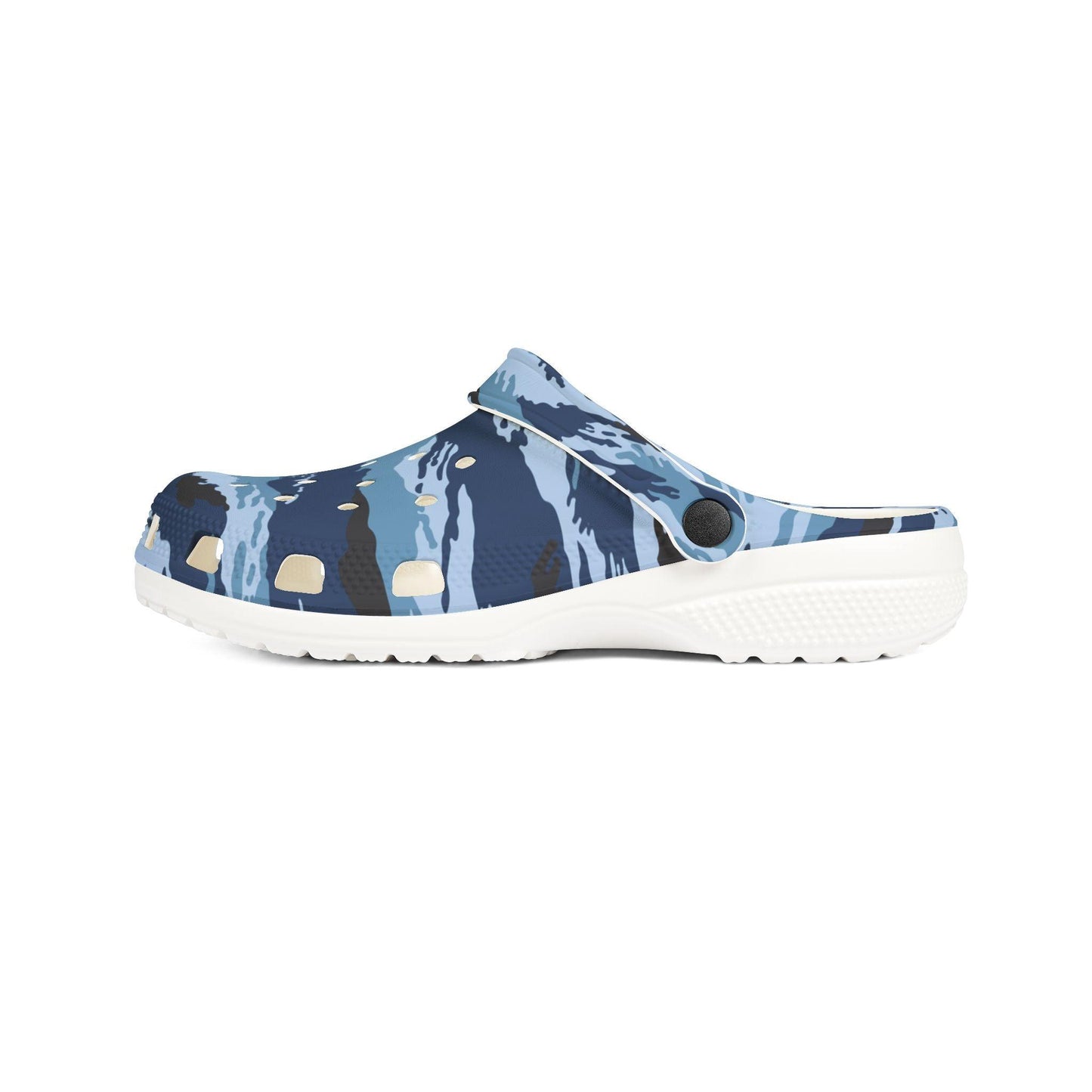 Kamysh Blue Camo EVA Clog _ Concealing Coloration.