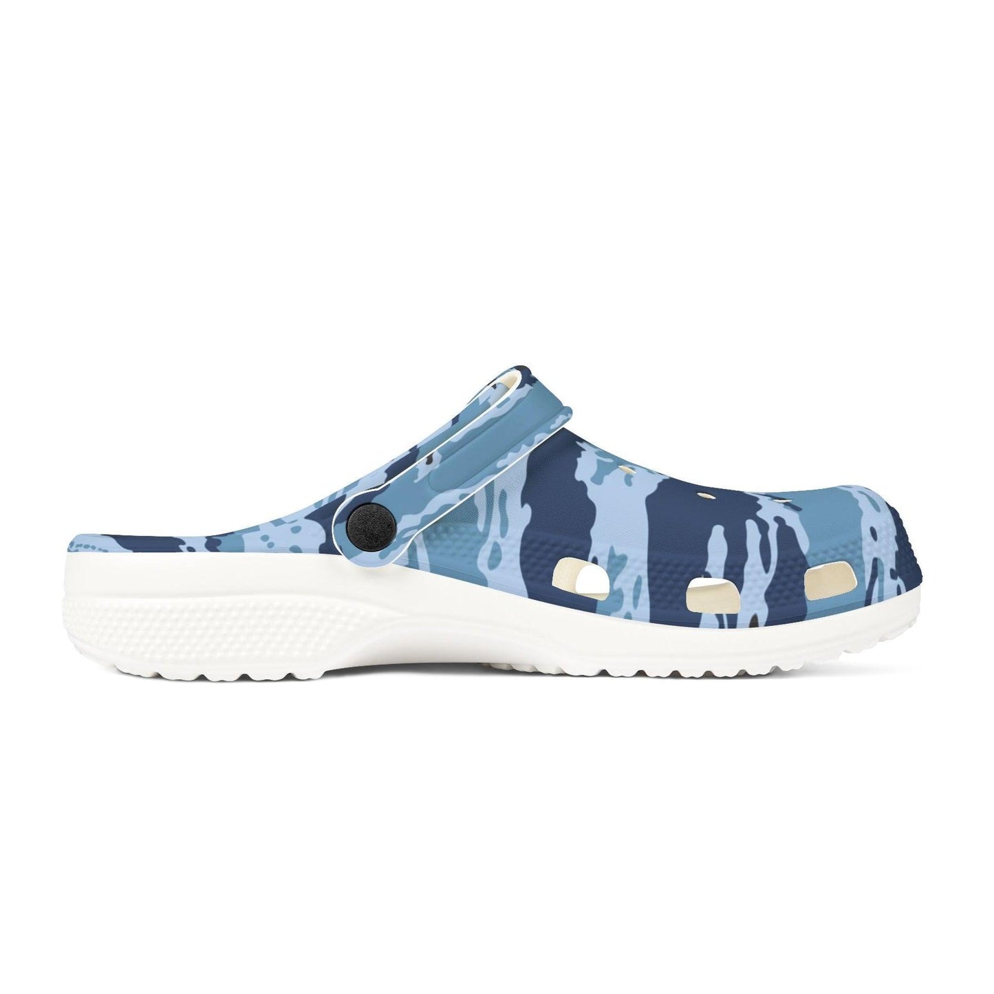 Kamysh Blue Camo EVA Clog _ Concealing Coloration.