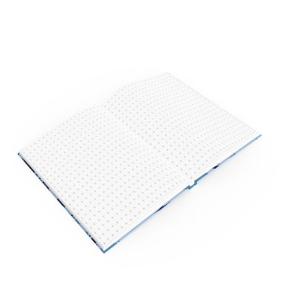 Kamysh Blue Camo Hardback Notebook _ Concealing Coloration.