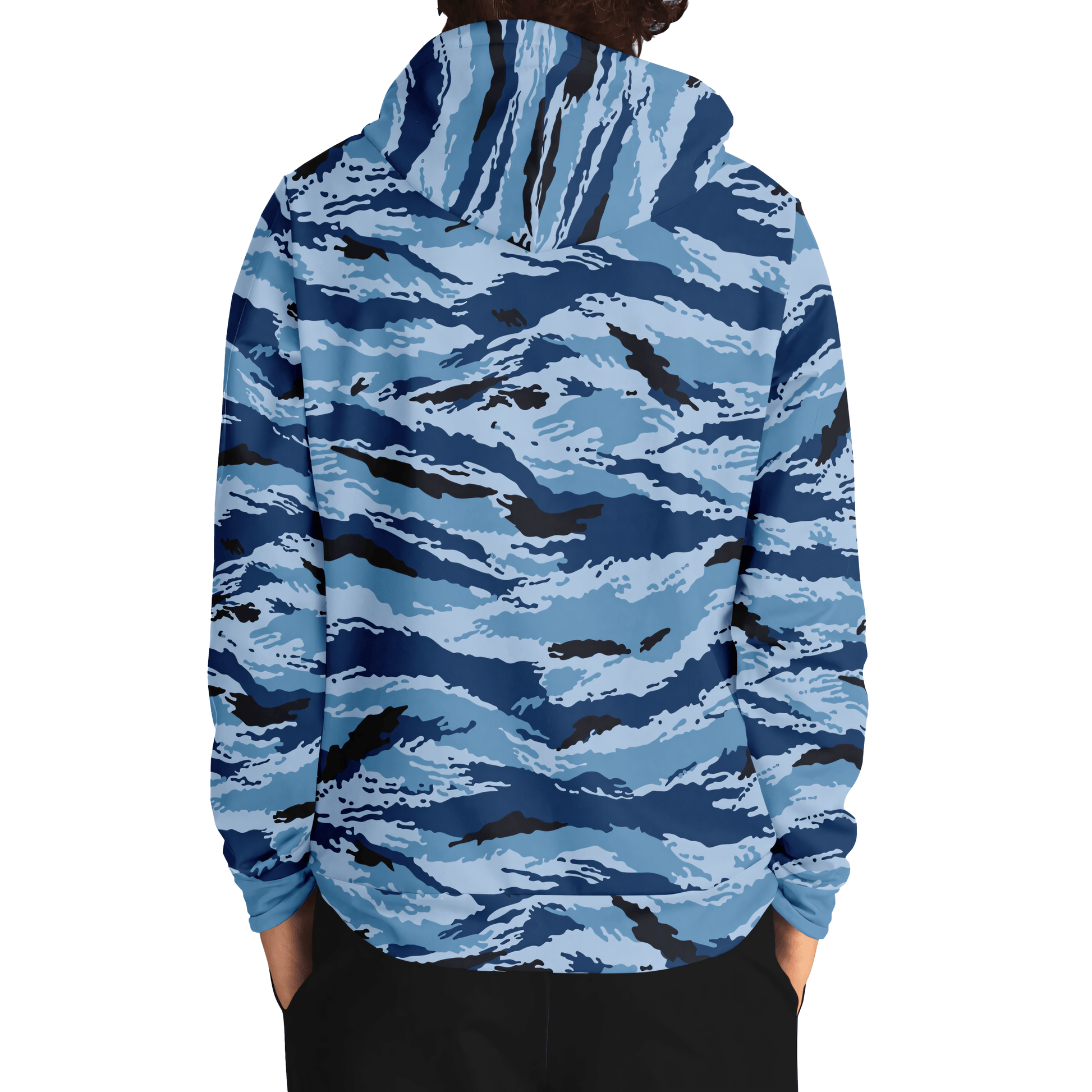 Kamysh Blue Camo Hoodie _ Concealing Coloration.