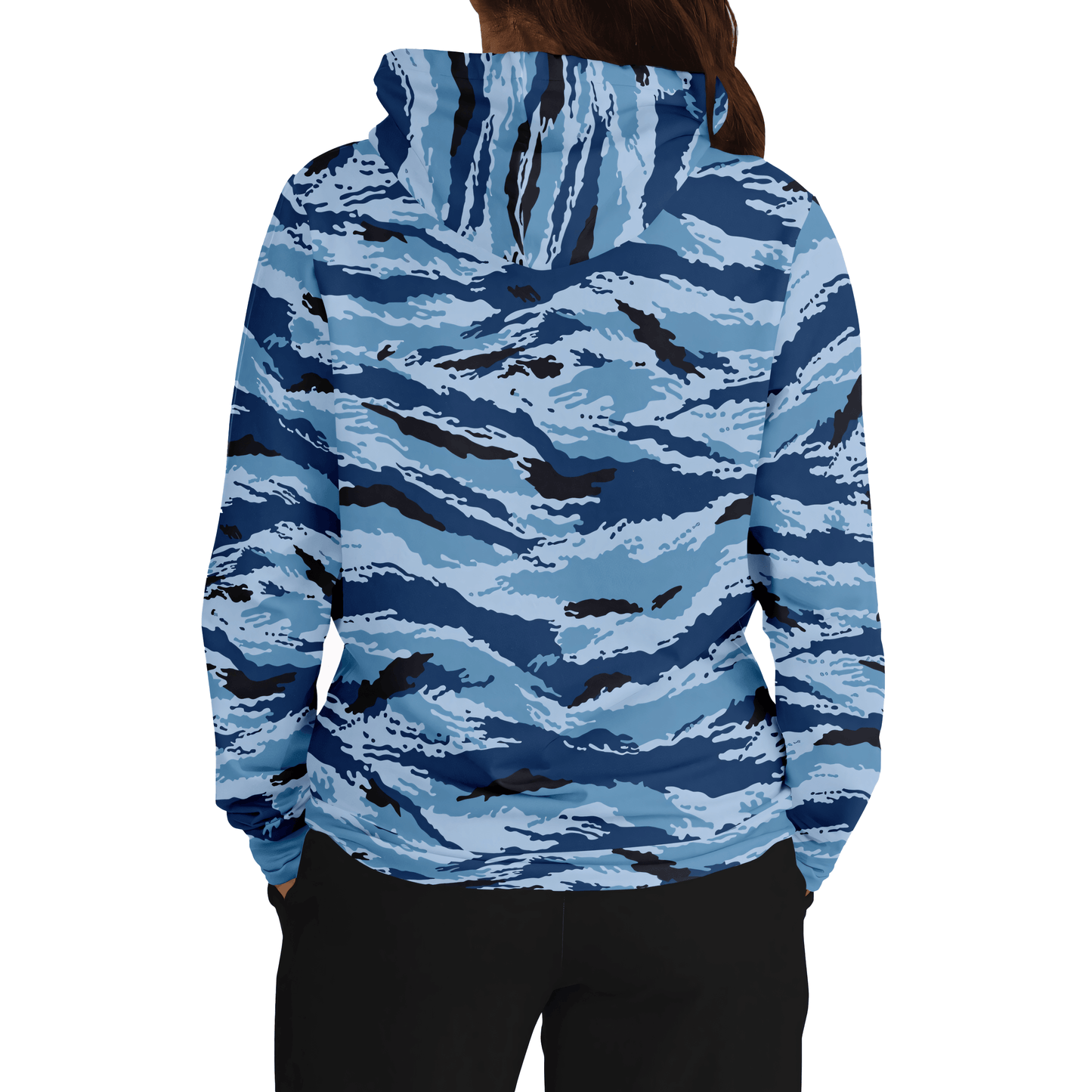 Kamysh Blue Camo Hoodie _ Concealing Coloration.