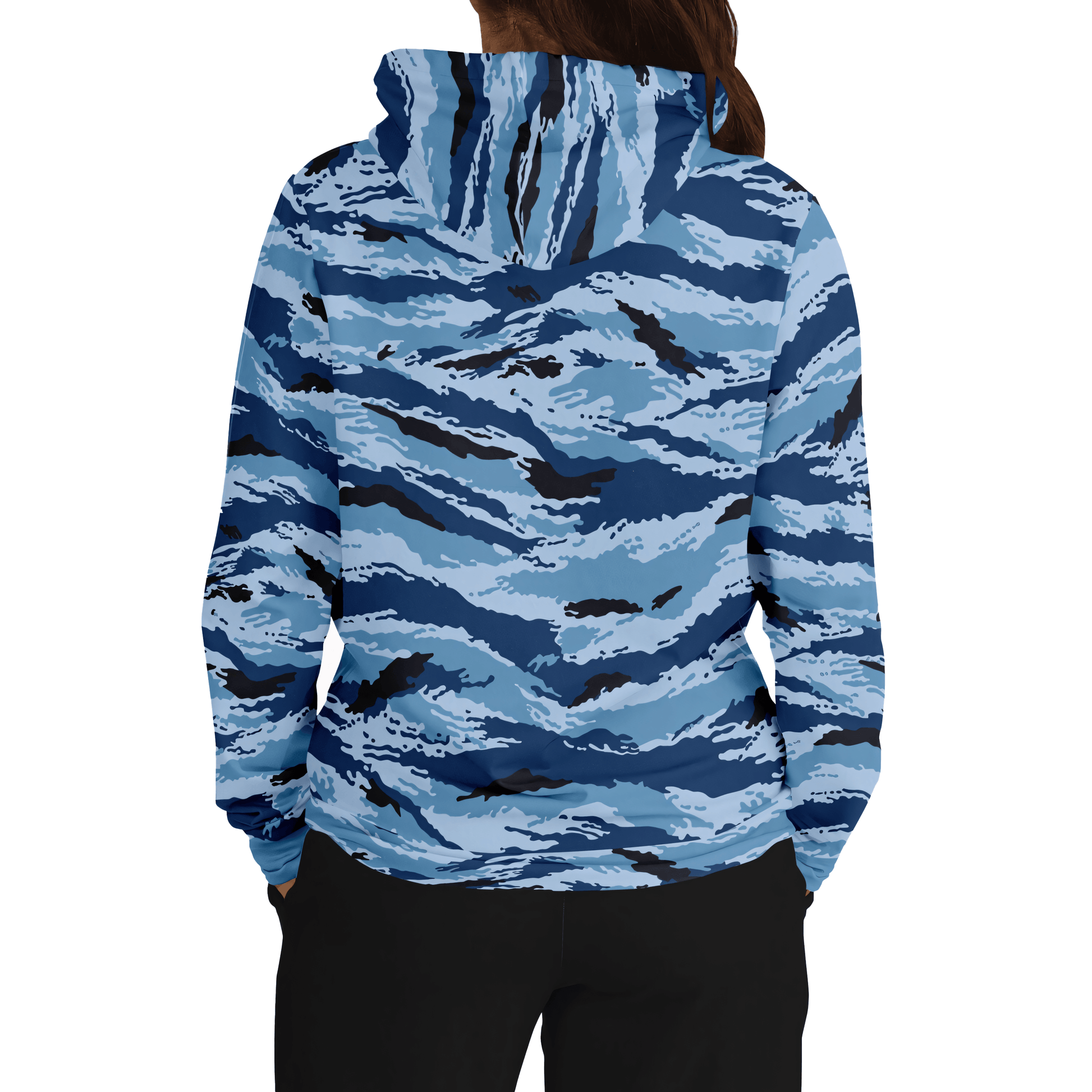 Kamysh Blue Camo Hoodie _ Concealing Coloration.