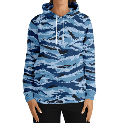 Kamysh Blue Camo Hoodie _ Concealing Coloration.