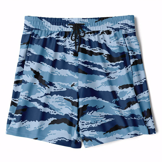 Kamysh Blue Camo Lined Shorts 7" _ Concealing Coloration