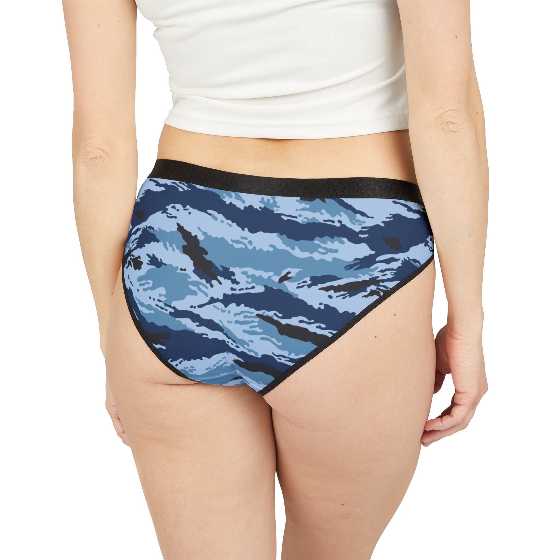 Kamysh Blue Camo Panties _ Concealing Coloration.